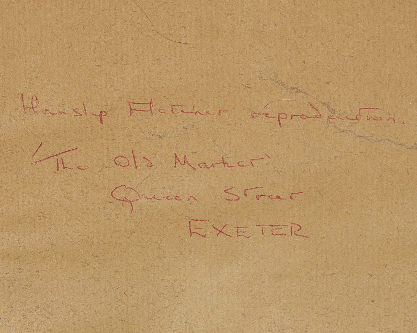 Hanslip Fletcher - Exeter, Queen Street Old Market (1948)