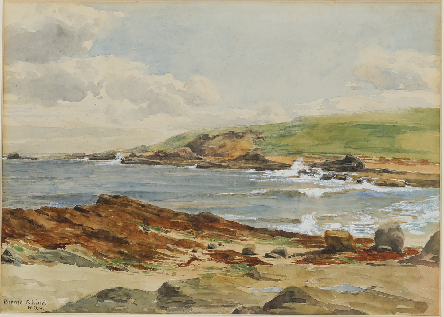 Birnie Rhind R.S.A. - Scottish Coastal Landscape