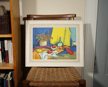 Ronald A. H. Craig – Still Life with Plant & Yellow Cloth