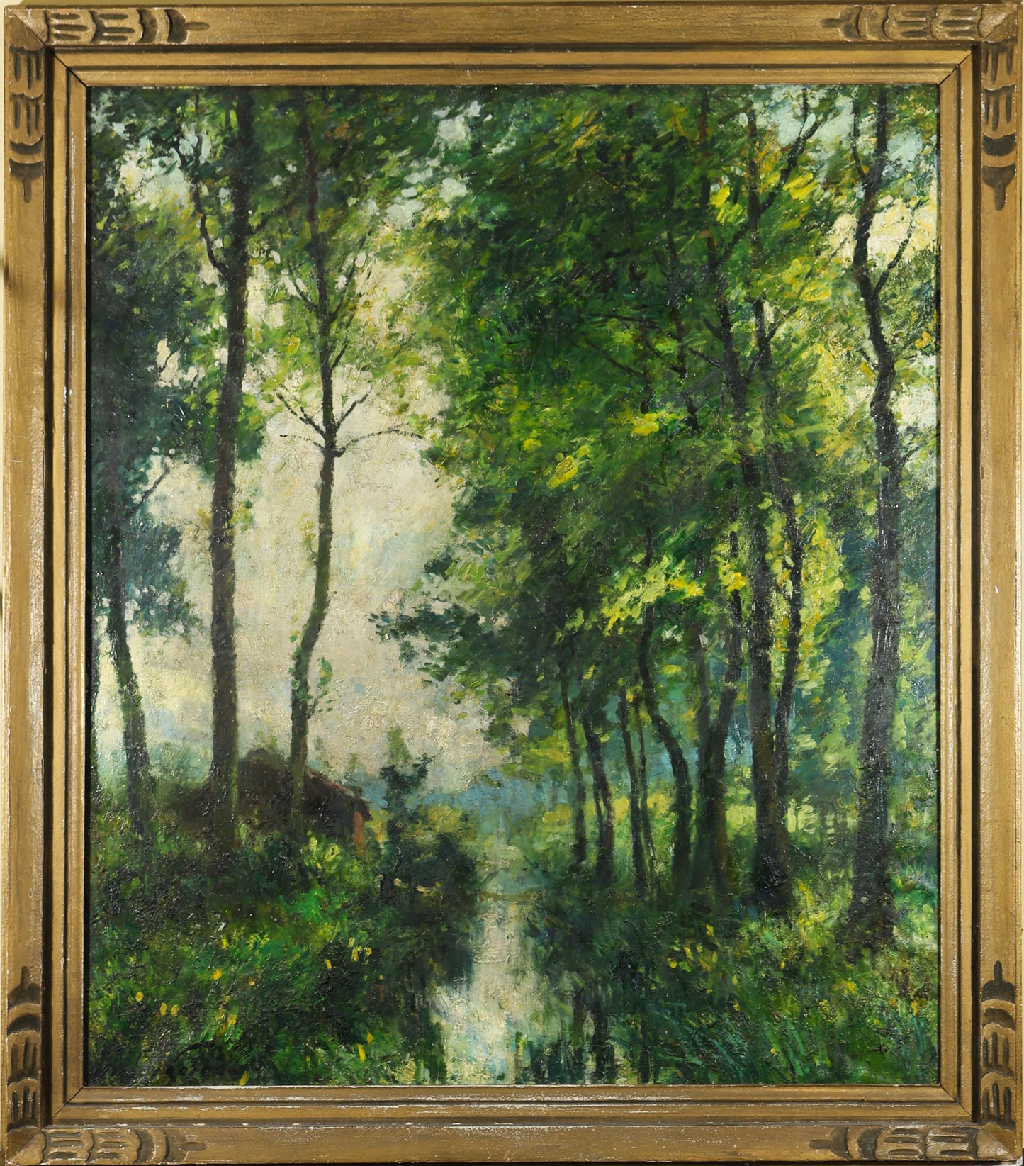 Woodland River Scene