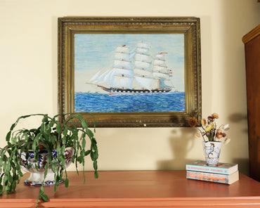 A. Frall – Harvest Home Clipper Ship at Sea