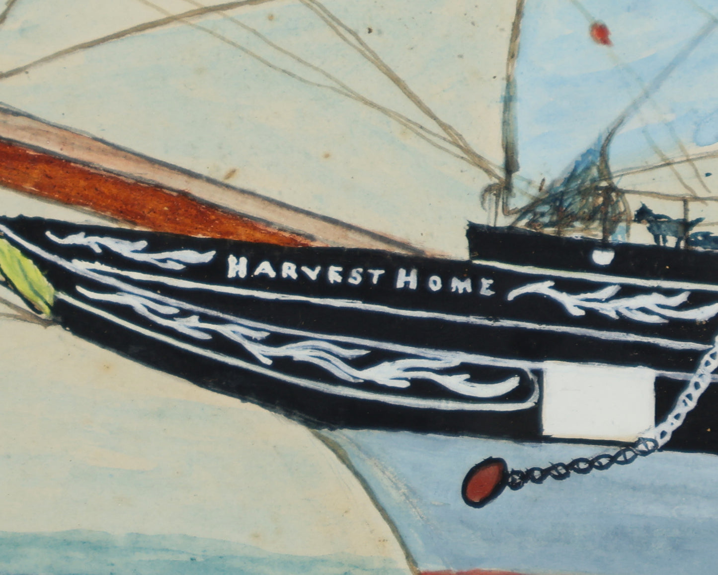A. Frall – Harvest Home Clipper Ship at Sea