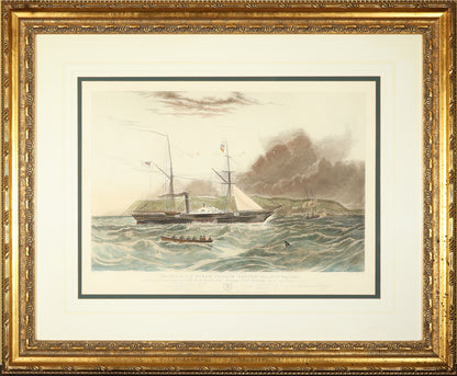 After William Adolphus Knell – HMS Geyser off Mount Edgcumbe