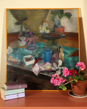 Maggie Greer - Still Life with Flowers and Objects