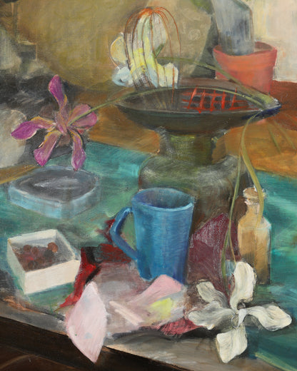 Maggie Greer - Still Life with Flowers and Objects