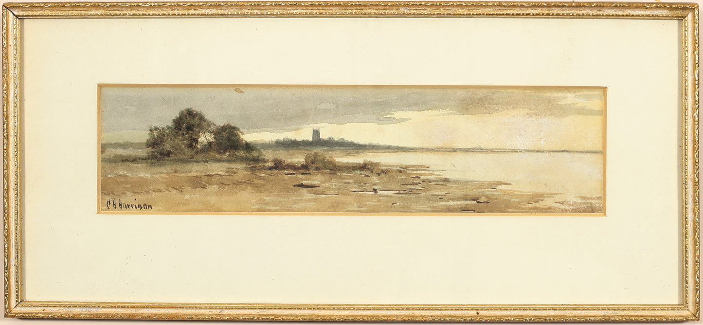 Charles Harmony Harrison, Norfolk Coastal Broadland Scene