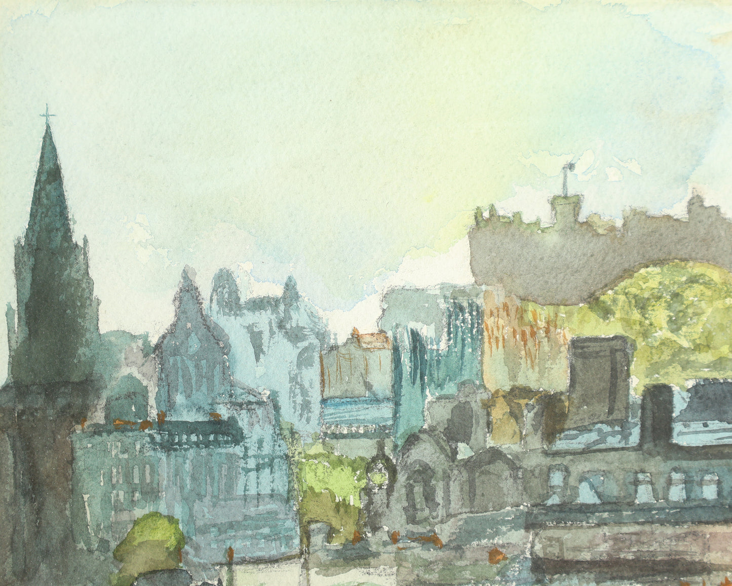 Janella B. C. Izatt - View of Edinburgh from Calton Hill
