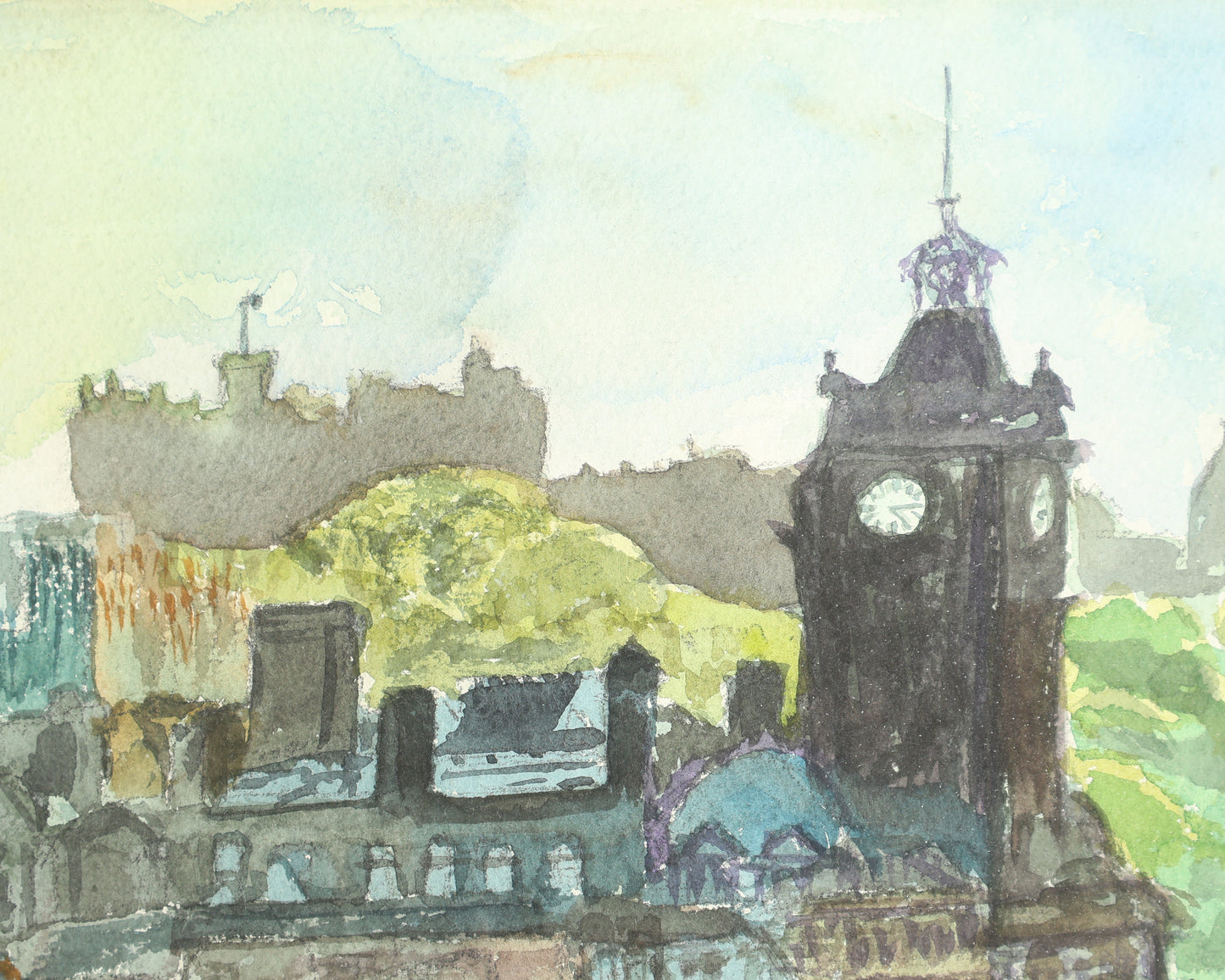 Janella B. C. Izatt - View of Edinburgh from Calton Hill