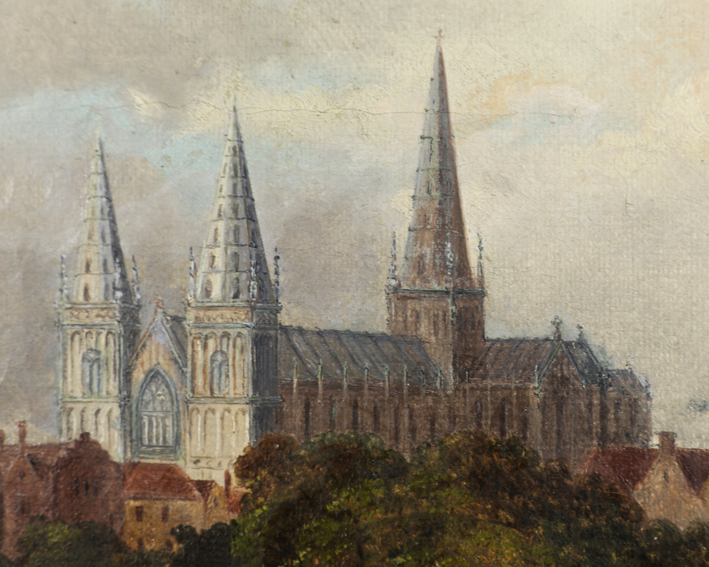 Janes - Lichfield Cathedral from Minster Pool