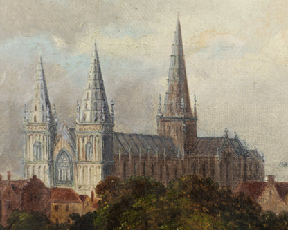 Janes - Lichfield Cathedral from Minster Pool