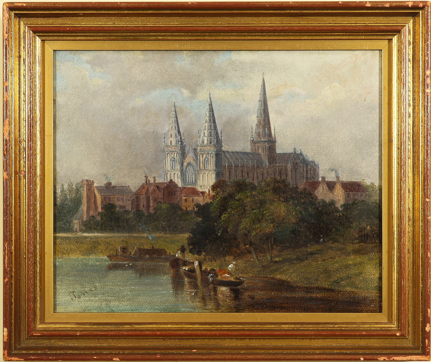 Janes - Lichfield Cathedral from Minster Pool