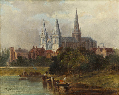 Janes - Lichfield Cathedral from Minster Pool