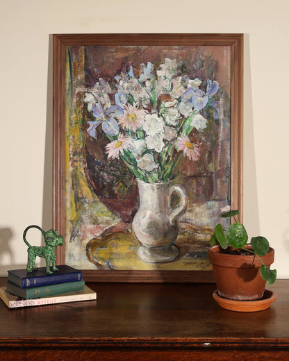 Dorothy Johnstone ARSA (1892–1980) – Still Life Vase of Flowers