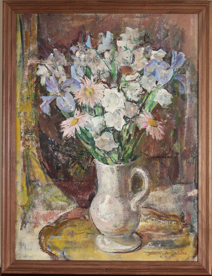 Dorothy Johnstone ARSA (1892–1980) – Still Life Vase of Flowers