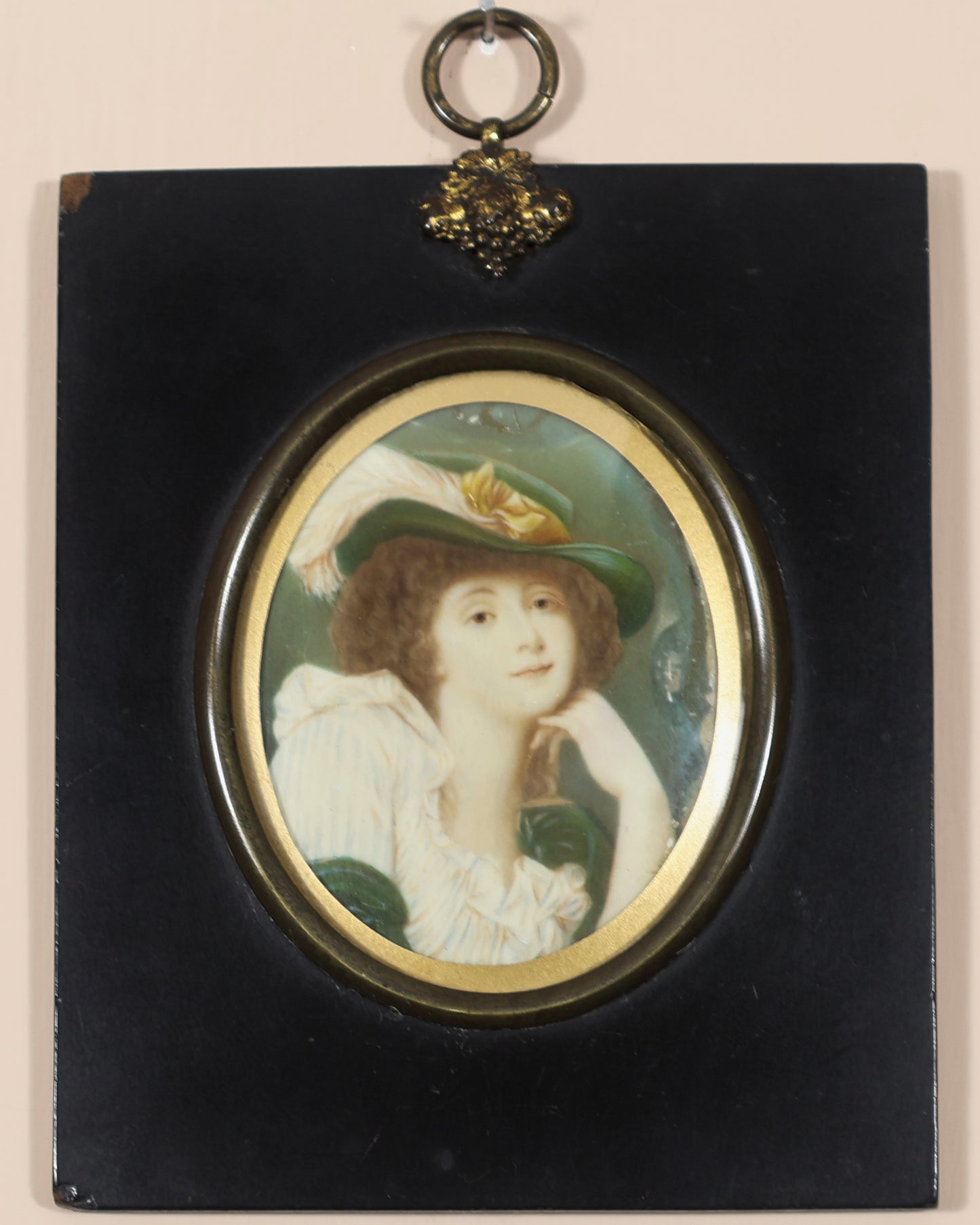 Georgian Portrait Miniature of a Young Lady