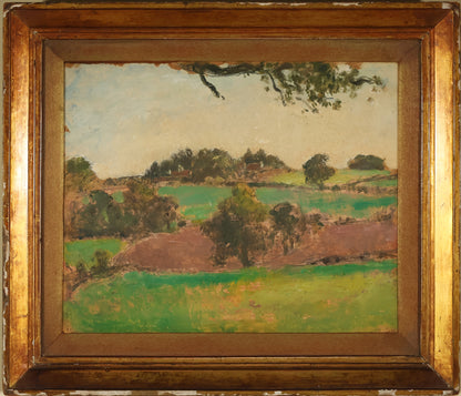 Henry John Lintott RSA – Hillside Landscape in Summer
