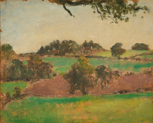 Henry John Lintott RSA – Hillside Landscape in Summer