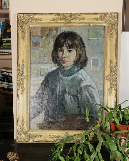 M. Miller - Mid Century Portrait of a Painter
