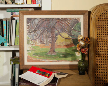David Macbeth Sutherland RSA - In the Botanical Gardens