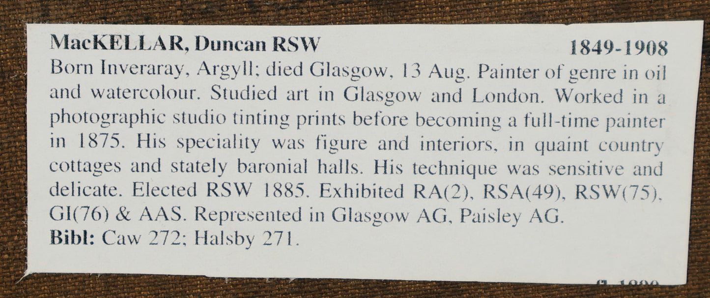 Duncan Mackellar RSW - After the Hunt