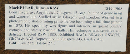Duncan Mackellar RSW - After the Hunt