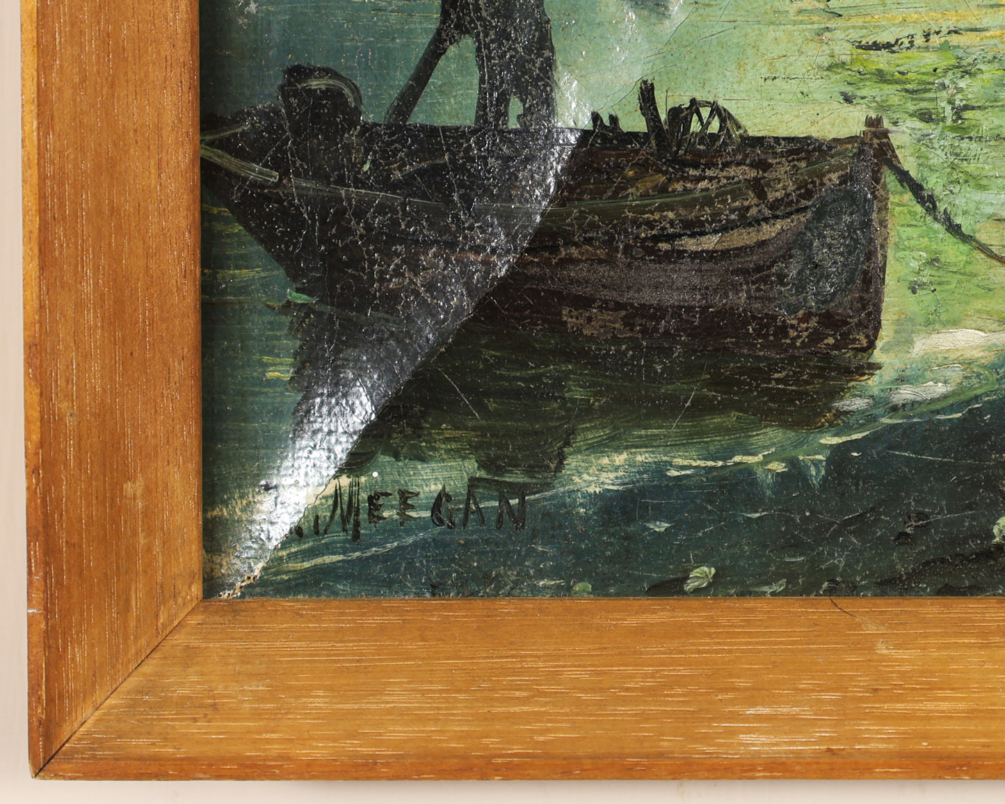 Walter Linsley Meegan, Moonlit Fishing Boats