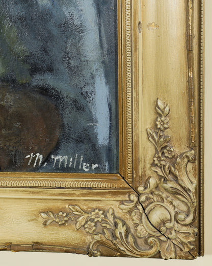 M. Miller - Mid Century Portrait of a Painter