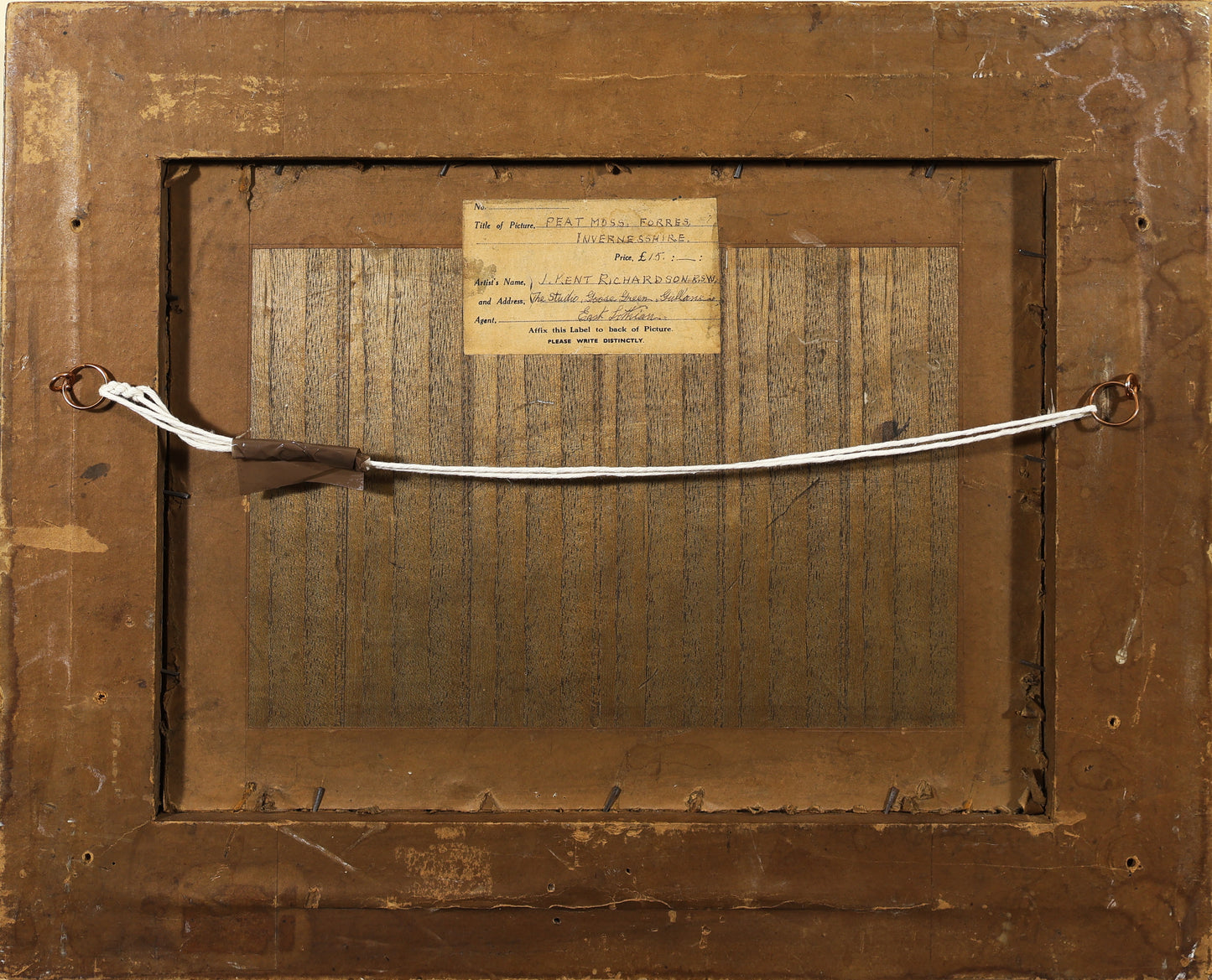 Joseph Kent Richardson RSW - Peat Moss, Forres, Invernesshire
