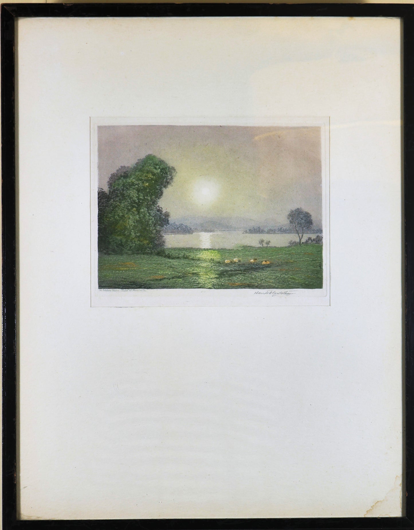Claude Rowbotham - Lake of Menteith (In Golden Haze)