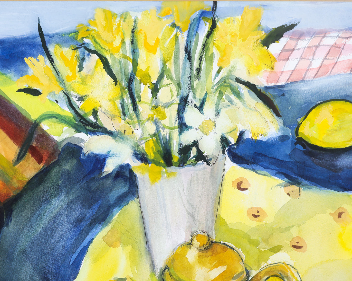 Freida Marion Ewart Scott, Still Life with Daffodils