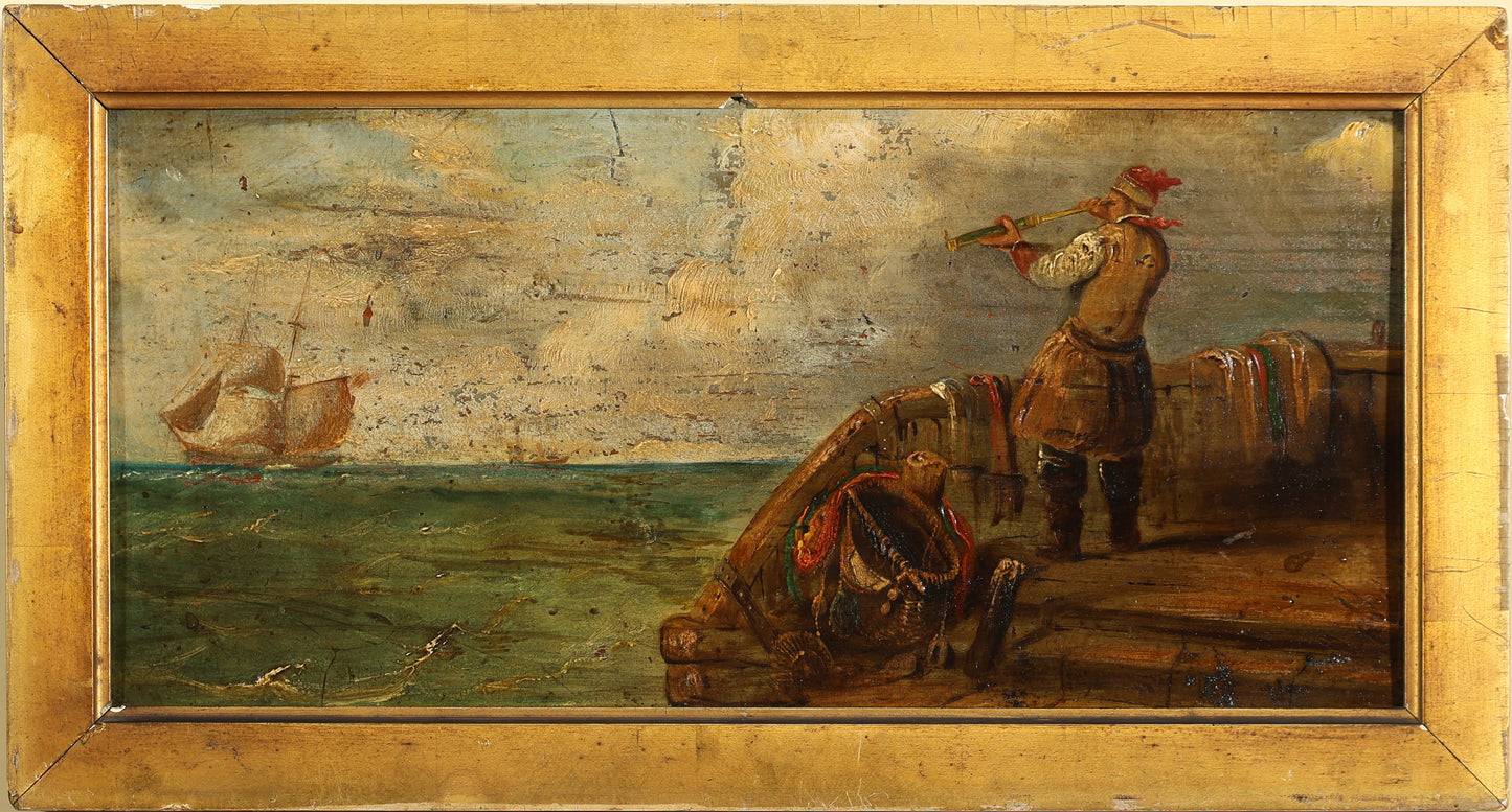 19th Century Figure with Telescope