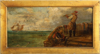19th Century Figure with Telescope