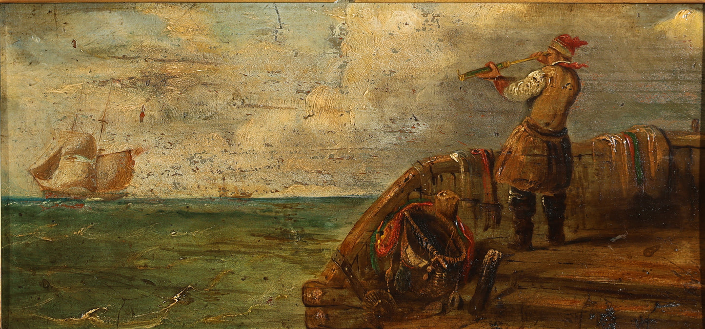 19th Century Figure with Telescope