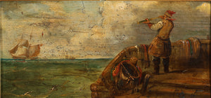 19th Century Figure with Telescope