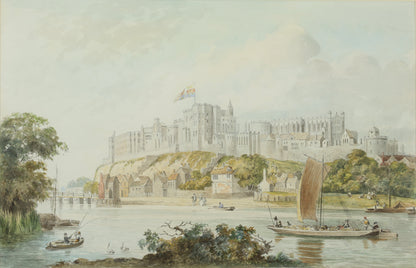 Windsor Castle from the Thames (c.1820)